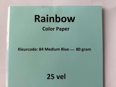 Rainbow KL-84 Medium blauw 80 gram papier