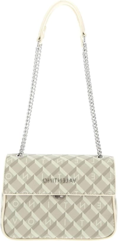 Schoudertas - Handtas Hobo - Dagelijks Gebruik - Speciaal Logo Patroon - 22 x 17 x 9 cm - Ecru Multi