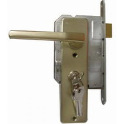 Intergard Insteekslot deurslot poortslot met profielcilinder voor oa. poortframe of tuinpoort
