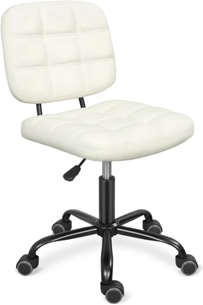 DnA® Bureaustoel - Ergonomische Bureaustoel - Bureaustoelen - Zwart - 38cm x 60cm x 78cm