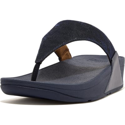 FitFlop FitFlop Lulu Toe Post - Geo Glitz BLAUW - Maat 36