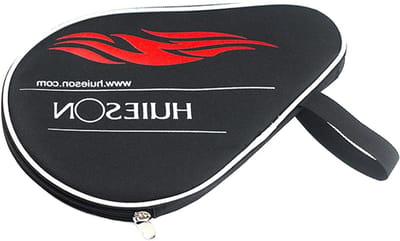 Tafeltennis Racket Tas - Bat Cover - Bescherming Bat - Waterdicht Oxford Doek - 30 x 20.5 cm - Zwart