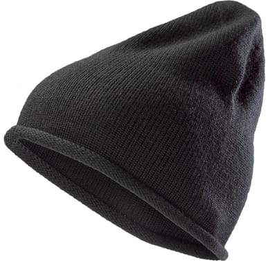 Franke Zwarte Merino Montagna Beanie