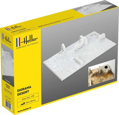 Heller Modelbouwpakket Diorama - 81255 Socle Diorama Desert Accessoires set - 1:35 - Modelbouw