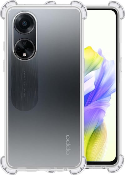Hoesje - Geschikt voor OPPO A98 - Sterk & Shockproof - Siliconen Case - Back Cover - Telefoon Hoes Shock Proof - Telefoonhoesjes - Transparant