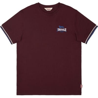 Lonsdale London SHILDON Heren T-shirt - bordeaux - L