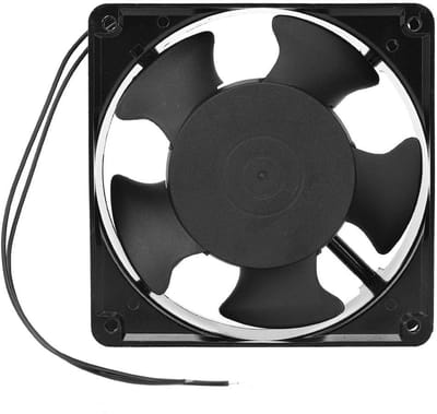 Jhubersproducts - Ventilator - Koeling - Laag energieverbruik - Aluminium - Betrouwbare warmteafvoer - Geschikt voor elektronische apparaten - Model:
