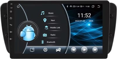 Autoradio met bluetooth - Carplay - Voor Seat Ibiza 6J (2009-2013) - Geschikt voor Apple en Android - Stereo - Navigatie - Navigatiesysteem auto - 2GB 32GB