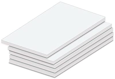 SnelShoppen - Notitieblok Blanco A6 - 5 Stuks - 80 g/m² - 50 Vel per Blok - Perfect voor School, Kantoor, Creatief Gebruik
