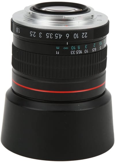 Dailygoods - Telelens - 85mm F1.8 - Groot diafragma - Full Frame - Portret Prime Lens - Handmatige Focus - Geschikt voor Camera