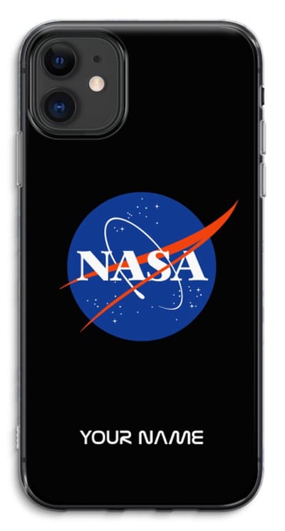 Gepersonaliseerd - Case Company® - Hoesje geschikt voor iPhone 11 hoesje - NASA - Soft Cover Telefoonhoesje - Bescherming aan alle Kanten en Schermrand