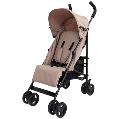 Prenatal Buggy Elin - 5 Zit- en Ligstanden - 5-Punts Gordel - Plooibuggy - Zand - Max. 22 kg