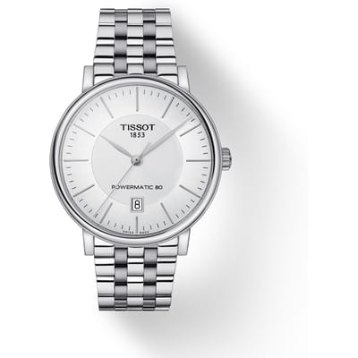 Tissot Roestvrij Staal zilveren Wijzerplaat Heren Modehorloge T122.407.11.031.00 zilver