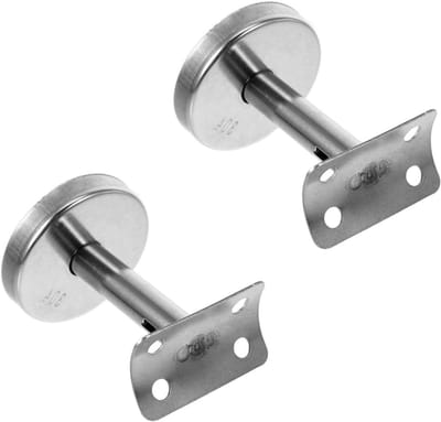 Leuningbeugels Trapleuning - Muurbeugel Houder - Trap Veilig Maken - Roestvrij Staal - 6x5x5 cm - Zilver