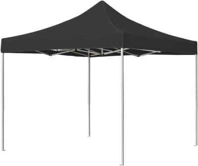 Opvouwbare Partytent - Feesttent - Buitenfeesten - Aluminium Frame - 2 x 2 Meter - Antraciet
