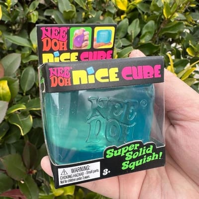 Zachte TPR Kubus Knijpbal Needoh Stijl Fidget Speelgoed Anti-Angst Sensorisch Speelgoed Met Frisdrank Ontwerp