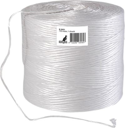 Kangaro touw - polypack - wit - 750 meter