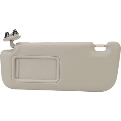 Pare-soleil PU Beige Pare-soleil Miroir avec Miroir de Maquillage Remplacement pour Toyota Corolla 2007 à 2013 left gray