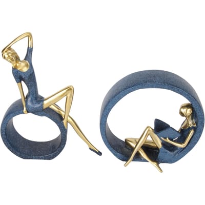 Hars OK Meisje Standbeeld Meisje Lezen Beeldje Yoga Meisje Ornament voor Boekenplank Slaapkamer Cadeau Decoratie gray