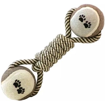 Honden Knaagspeelgoed Katoenen Touw Tennis Dumbbell Bal Hond Interactief Speelgoed Huisdier Speelbenodigdheden