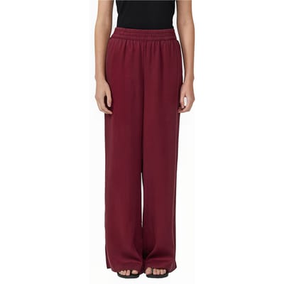 s.Oliver  Pant Burgundy Größe: W42 | Stoffhosen Outlet | Damen | Braun