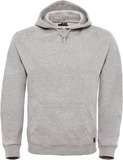 Basic hoodie - heather grey - M - soBAD. | Hoodie | 100% Organic | Unisex | Sweater heren | Sweater dames