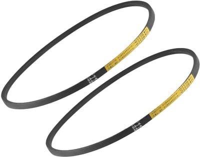 2 Stuks A-42 V-snaar - 42" Binnenomtrek Rubber A-sectie Aandrijfsnaren voor Transmissie en Machines