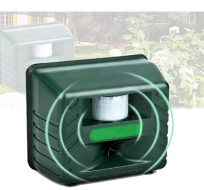 Ultrasone vogel- en dierenverjager, 16-25 kHz, met sensor