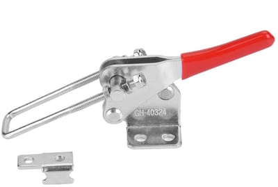Allecto - Galvanized Iron Toggle Clamp - Klem voor Laswerk - 90 Graden - Robuuste Bevestiging - Geschikt voor Rivetwerk - Ideaal voor Professioneel...