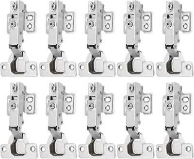 Hinges voor Meubels - 10 Stuks 110 Graden Soft Close Dempers voor Keuken- en Kastdeuren met Hydraulische Schokabsorber