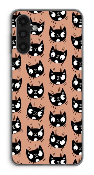 Case Company® - Hoesje geschikt voor Samsung Galaxy A04s hoesje - Kat - Soft Cover Telefoonhoesje - Bescherming aan alle Kanten en Schermrand