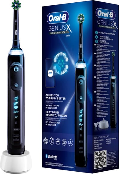 Oral-B Genius X - Special Editie - Zwart - Elektrische Tandenborstel - 1 Handvat en 1 opzetborstel
