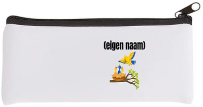 Akyol - vogels en nest met eigen naam Etui - Vogels - dieren liefhebber - iemand die houdt van vogels - verjaardag - cadeau - kado - geschenk - 20 bij 9 cm