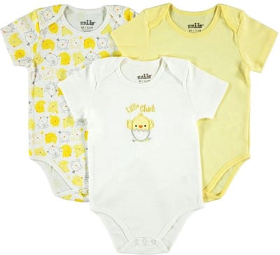 Baby 3-delige rompertjes set jongens/meisjes - Little chick