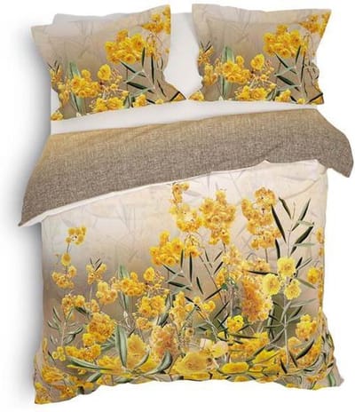Heckett & Lane Marva - Dekbedovertrek - Eenpersoons - 140x200/220 cm + 1 kussensloop 60x70 cm - Empire Orange