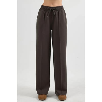 Elastische Taille Rechte Broek