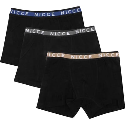 Nicce Jongens Stanwood Boxershort (Set van 5) (Zwart)