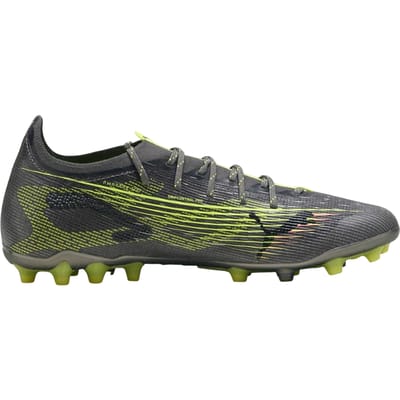 Puma Ultra 5 Ultimate voetbalschoenen voor heren, voor harde ondergrond (Gematteerd Zilver)