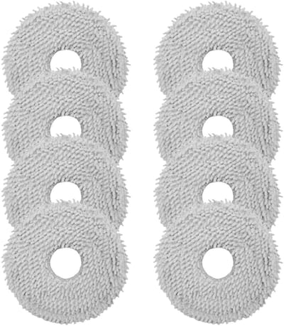 Dailygoods- Wisserdoeken 8 Stuks - Microvezel Doek - Accessoireset - Voor Robotstofzuiger - Geschikt voor L10s Pro Gen 2 - L10s Ultra - L20 Ultra - Microvezeldoek