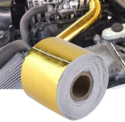 Dailygoods- Warmtebescherming Tape Hittebestendig - Aluminium Tape - Zelfklevend - 10m x 5cm - Duurzaam - Geschikt voor Firewall
