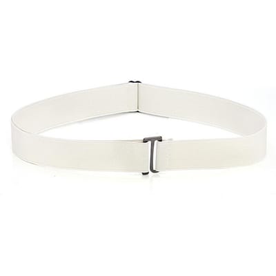 Nieuwe Tailleband Dames Onzichtbare Riemgesp Plastic Comfortabele Elastische Riem Voor Dames Heren Verstelbare No-Show Webriem Voor Jeans wit