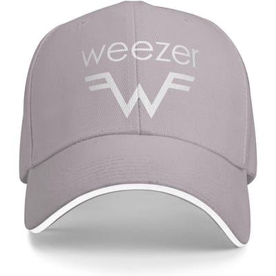 Weezer Band Baseballpet Unisex-Tieners Print Hip Hop Hoeden Zomer Straatstijl Kpop Rock Zonwerend Snapback Pet One Size gray