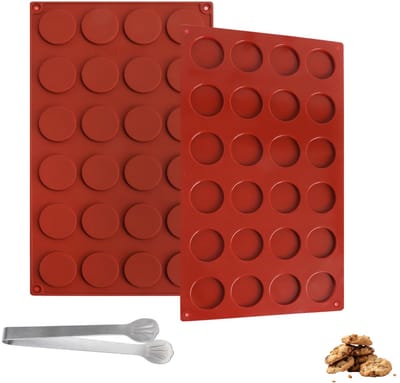 Bakvormset van Siliconen - Anti-aanbak Mini Taartvormen - Set van 24 Stuks