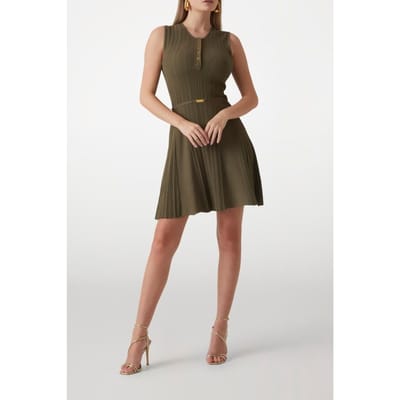 GUESS Marciano By  Giada Sl Sweater Dress Army Olive Größe: 40 | Minikleider Outlet | Damen | Grün