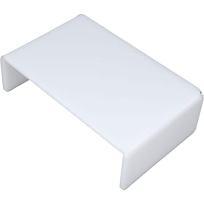 Acryl Verhoogd Schap voor Desktop Gladde Randen Eenvoudige Reiniging Acryl Verhoogd Rek voor Computer white
