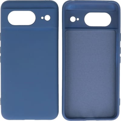 Hoesje Geschikt voor de Google Pixel 8 - Fashion Backcover Hoesje - Colorful Telefoonhoesje - Navy
