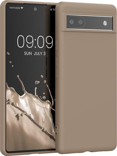 kwmobile telefoonhoesje geschikt voor Google Pixel 6a - Hoesje voor smartphone - Back cover in crème