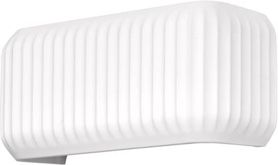 OSRAM Decor Plaster Routes Wall decoratieve wandlamp van gips, 330 mm, 2-lamps, met E27 fitting, IP20, wit