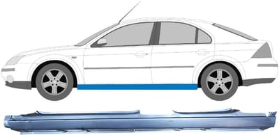 Volledige dorpel voor Ford Mondeo 2000-2007 / Links