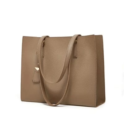 Livano Handtas Dames - Schoudertas - School - Shopper - Schooltas - Werktas - Khaki